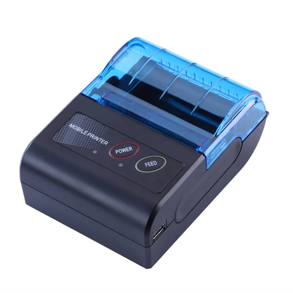 Mini Portable Thermal Printer Wireless Receipt Printer 58mm Ink-free USB BT ESC/POS Windows Android PC Factura Impresora Termica