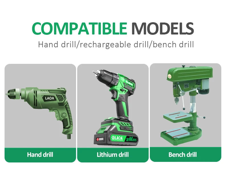 LAOA Electric Drill for Concrete, Aluminum Glass, Brick, Tile, Marble, Alloy Steel YG6X Concrete Drill Bit