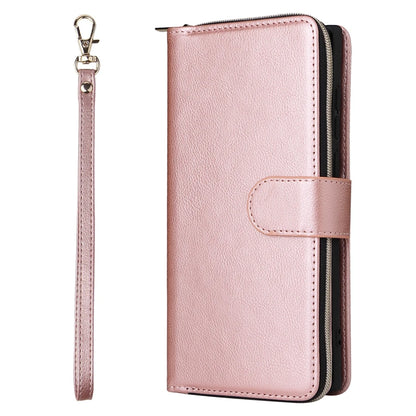 Wallet Luxury 9-Card Leather Case For Samsung Galaxy S23 Ultra S22 Ultra S21 Plus S20 FE S10 Lite S9 S8 Note 20 Ultra 10 Lite