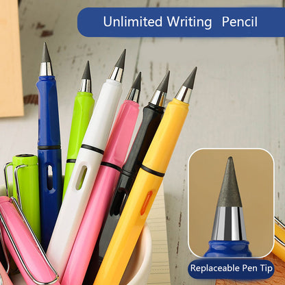 Unlimited Writing Pencil Set No Ink Erasable Pen New Technology Magic Pencils for Art Sketch Painting Tool Kids Gift