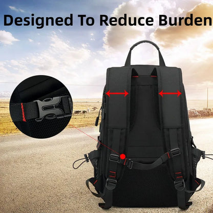 Men Travel Backpack 50-80L Large Capacity Expandable Backpack For Men 17 Inch Laptop Bags Fashion Oxford With Shoe Compartment