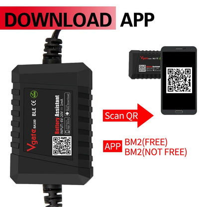 New Vgate BA100 Car Battery Tester Battery Assistant BlueTooth 4.0 Wireless Diagnositic Analyzer Monitor for Android & iOS