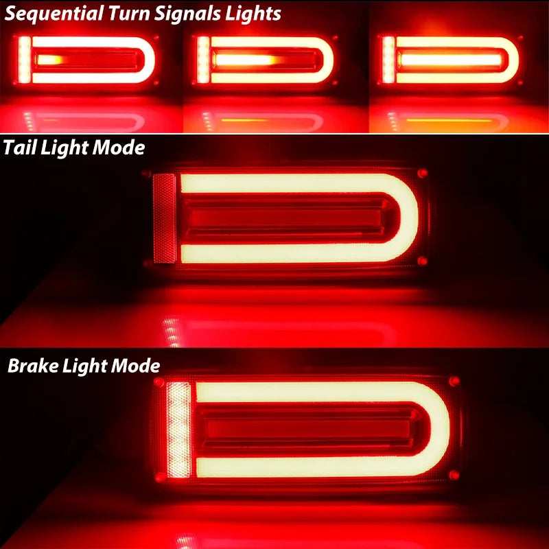 Tail Lights for Mercedes-Benz W463 G Class G500 G550 G55 G63 AMG 1990-2018 Driving Brake Reverse Fog Dynamic Turn Signal Lamp