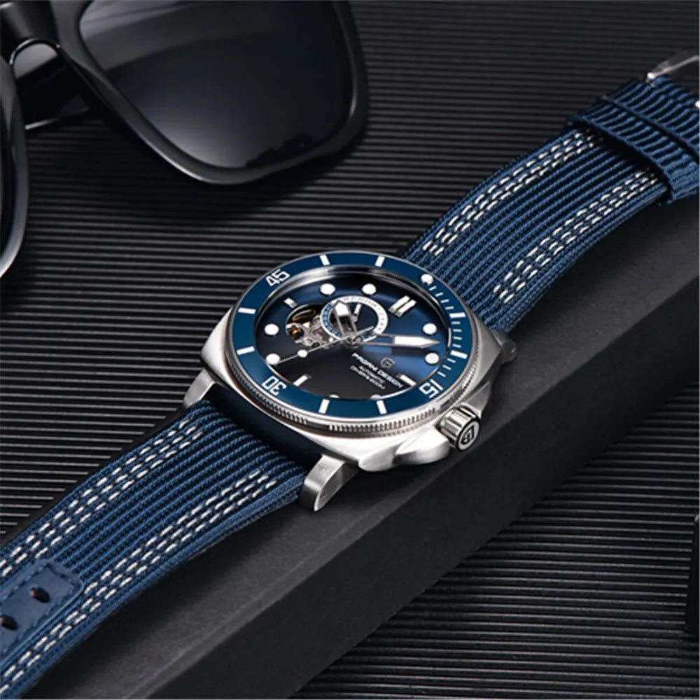 PAGANI DESIGN Brand Sports Men Mechanical Watch Fashion Sapphire 200M Waterproof Automatic Timecode Relogio Masculino 2023 New