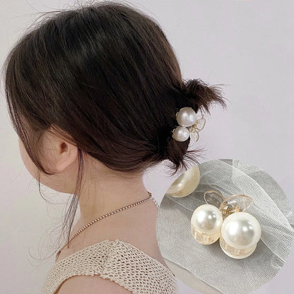 AWATYR 2021 New Hyperbole Big Pearls Acrylic Hair Claw Clips Big Size Makeup Hair Styling Barrettes for Women Hair Accessories 78-E 3cm China