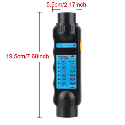 12V Trailer Tester 7 13 Pin Adapter Diagnostic Tools Wiring Check Light Test Plug Socket Car Truck Caravan Accessories Universal