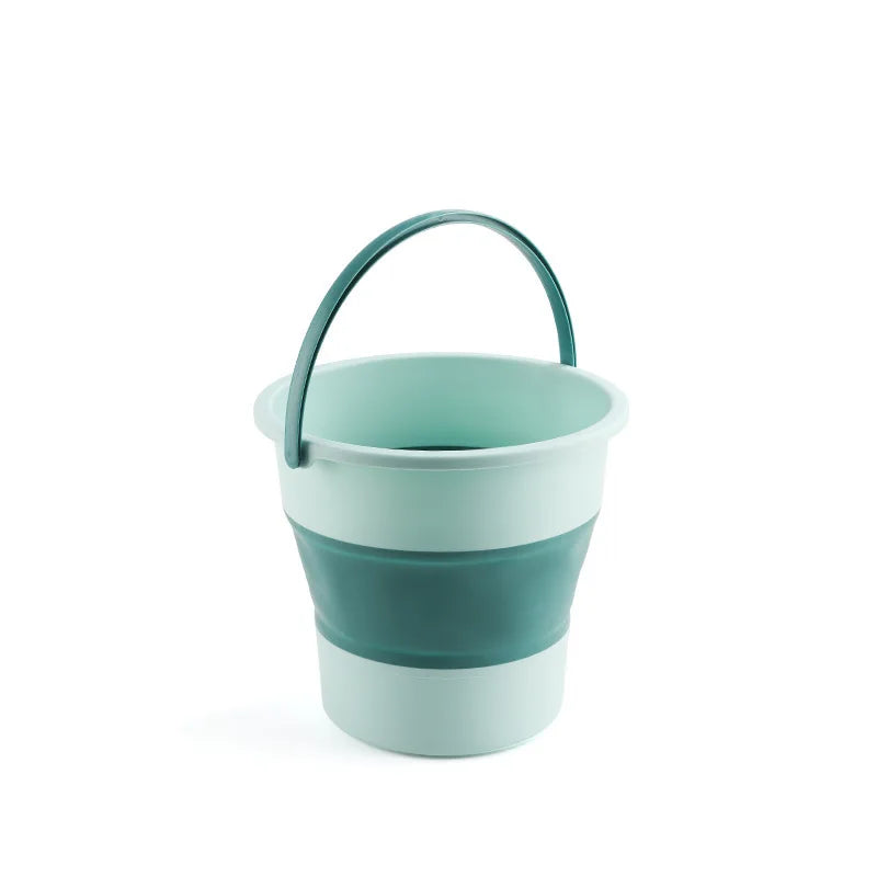 5L/10L Portable Folding Bucket Multifunctional Thickened Silicone Bucket for Car Washing and Fishing Camping Folding Bucket CHINA