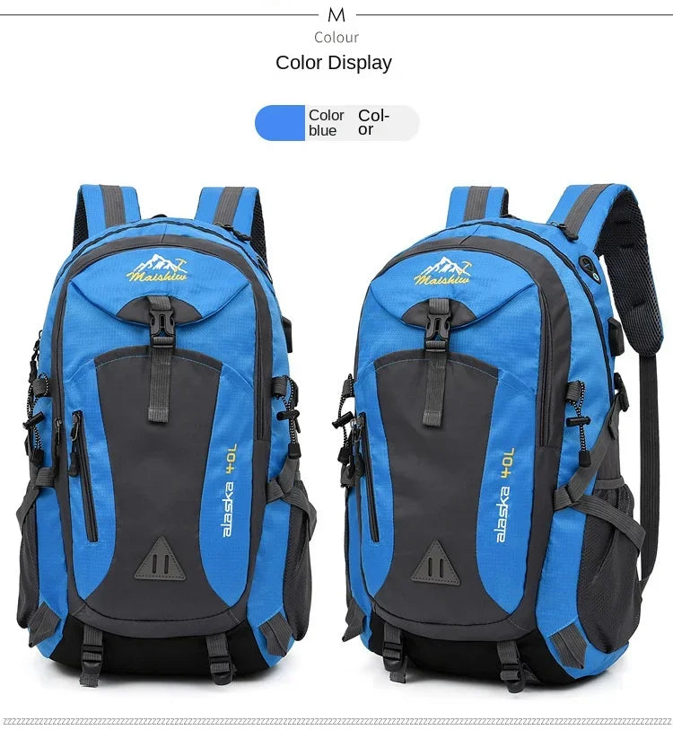 Quality Nylon Waterproof Travel Backpacks Men Climbing Travel Bags Hiking Backpack Outdoor Sport School Bag Men Backpack Women