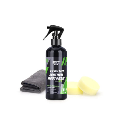 Interior Detailer Hgkj S3 Plastic Leather Restorer Quick Coat For Car Interior Refurbish Leather Renovator Conditioner 300ml