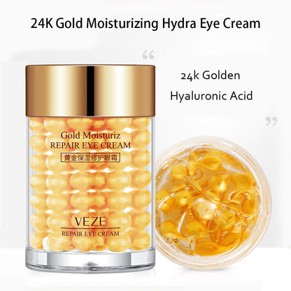 Skincare Set Niacinamide Cleanser 24K Gold Serum Hyaluronic Acid Mask Fade Dark Eye Circles Eye Cream Korean Skin Care Products