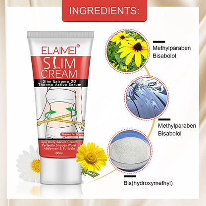 Slimming Body Serum Cream Fat Burning Strengthen Muscle Lines Slim Cream Tightening Belly Waist Legs Beauty Salon Massage Cream