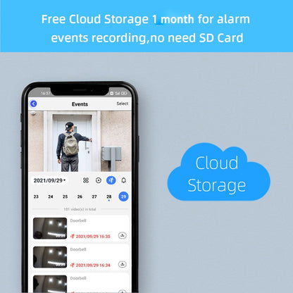 Smart Doorbell Camera Wifi Wireless Video Doorbell Call Intercom for Apartments Door Bell with Free Cloud Storage Home WiFi Bell