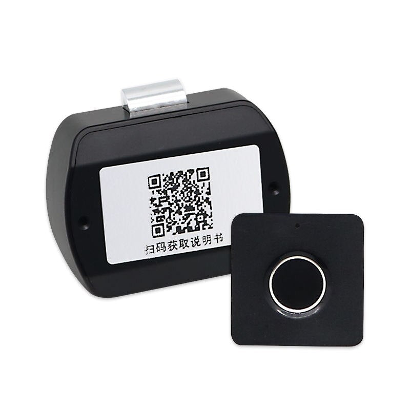 Smart Lock Fingerprint Lock Storage Cabinet Lock Fingerprint USB Charging Furniture Lock for Home Office Drawer Box Drawer Lock Black