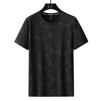 Sport Men'S GYM Quick Dry Mesh T-shirts Fashion For Summer Short Sleeves Black White Tshirt Top Tees Oversized 23331 6