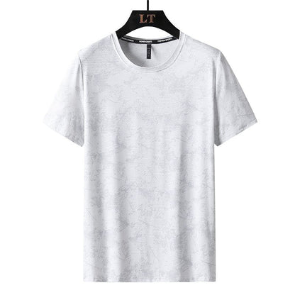 Sport Men'S GYM Quick Dry Mesh T-shirts Fashion For Summer Short Sleeves Black White Tshirt Top Tees Oversized 23331 7