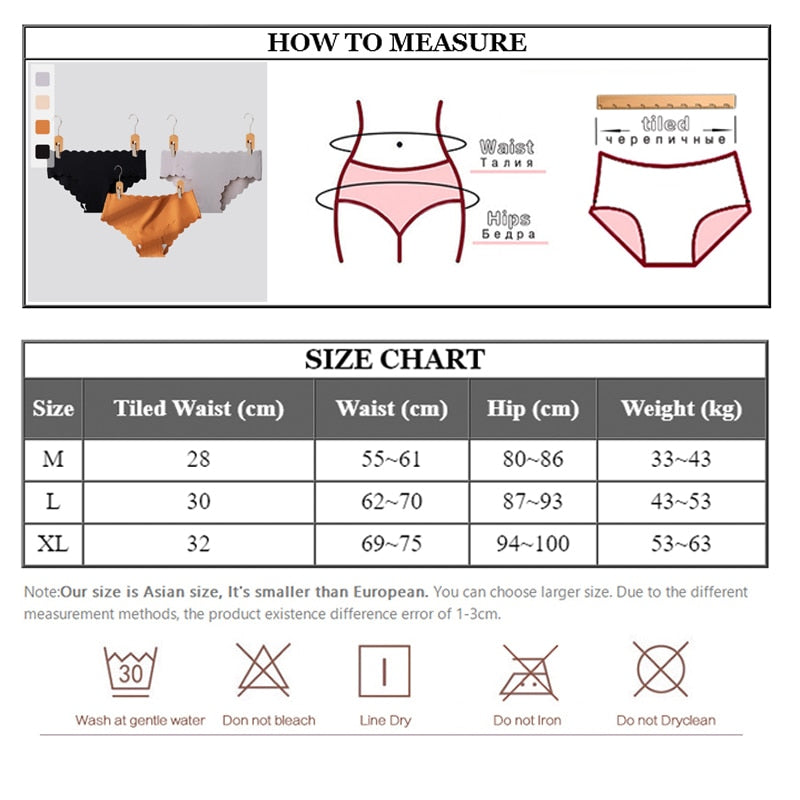 Sports Women's Panties Seamless Briefs Mid Rise Underwear Female Soft Comfortable Silk Briefs Underpants Sexy Lingerie Panty