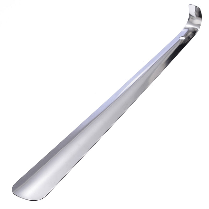 Stainless Steel Shoe Horn Reach Metal Flexible Handle Shoehorn Remover Pregnant Women or the Aged Lifter Aid Slip Shoe Pull Tool