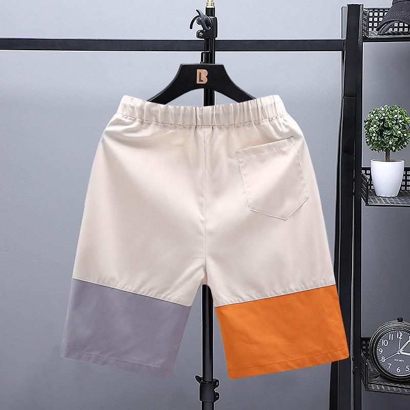 Summer Shorts Men Free Shipping Casual Shorts Male Short Pants Sports Plus Size Patchwork Boy Streetwear Shorts Men