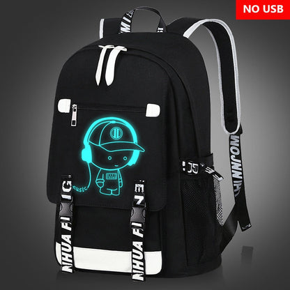 Teenage Waterproof Backpack Cute Kids Black Nylon School Bags For Boys Laptop Anti Theft Backpack Men Book Bag Sac A Dos A1