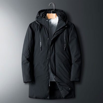 Thick Down & Parka Coat Oversize 6XL 7XL 8XL 2023 Brand Keep Warm Winter Men's Black Blue Red Padded Jacket