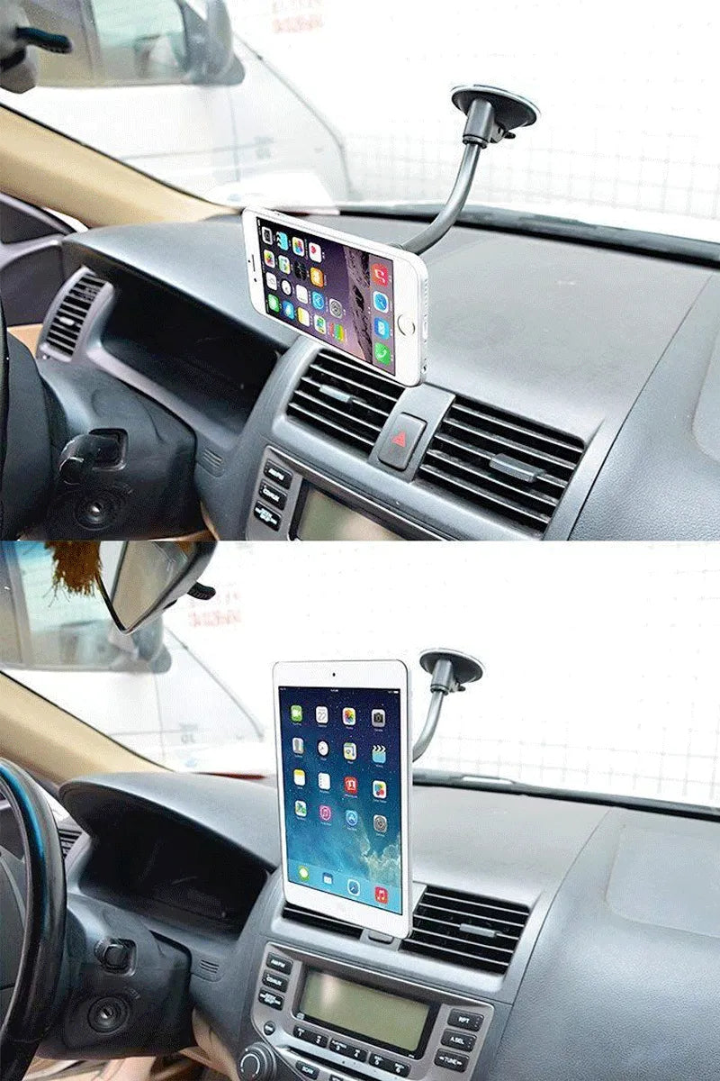 Universal Magnetic Phone Holder Car Long Arm Windshield Dashboard Magnet Car Holder Mount Dock For Phone Mobile Stand For iPhone