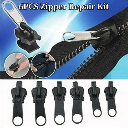 Universal Zipper Puller Head Instant Fix Zipper Repair Kit Replacement Zip Slider Teeth Rescue New Design Zipper DIY Sewing Tool