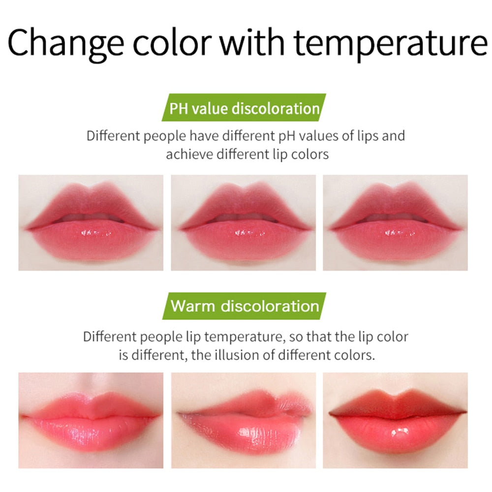 VIBELY New 7 Color Color Mood Changing Lip Balm Natural Aloe Vera Lipstick Long Lasting Moisturizing Makeup Cosmetics for Women