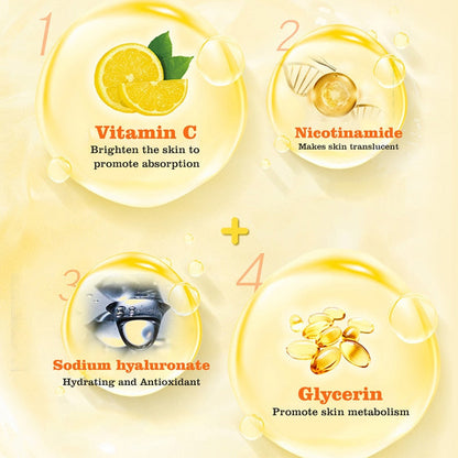 Vitamin C Face Serum Moisturizing Skin Mask Nicotinamide Improve Dullness Skin Facial Essence Eliminate Puffiness Eye Cream