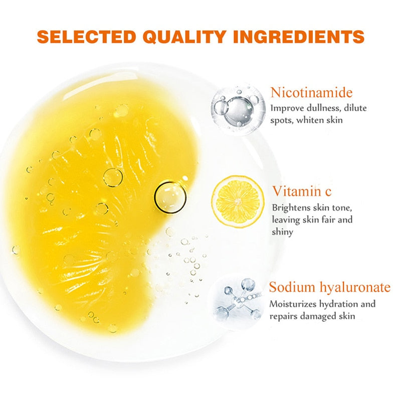 Vitamin C Face Serum Moisturizing Skin Mask Nicotinamide Improve Dullness Skin Facial Essence Eliminate Puffiness Eye Cream