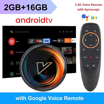 W2 ATV TV Box Android 11 Amlogic S905W2 Support 4K AV1 2.4&5G Wifi BT with Google Voice Remote 2G16G 4G32G 64G Smart TV Box 2GB 16GB