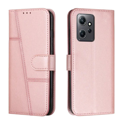 Wallet Flip Cowhide Pattern Anti Drop Leather Cover For Xiaomi Redmi 12 12C Note 12 12S 12 Pro Plus 11S Pro