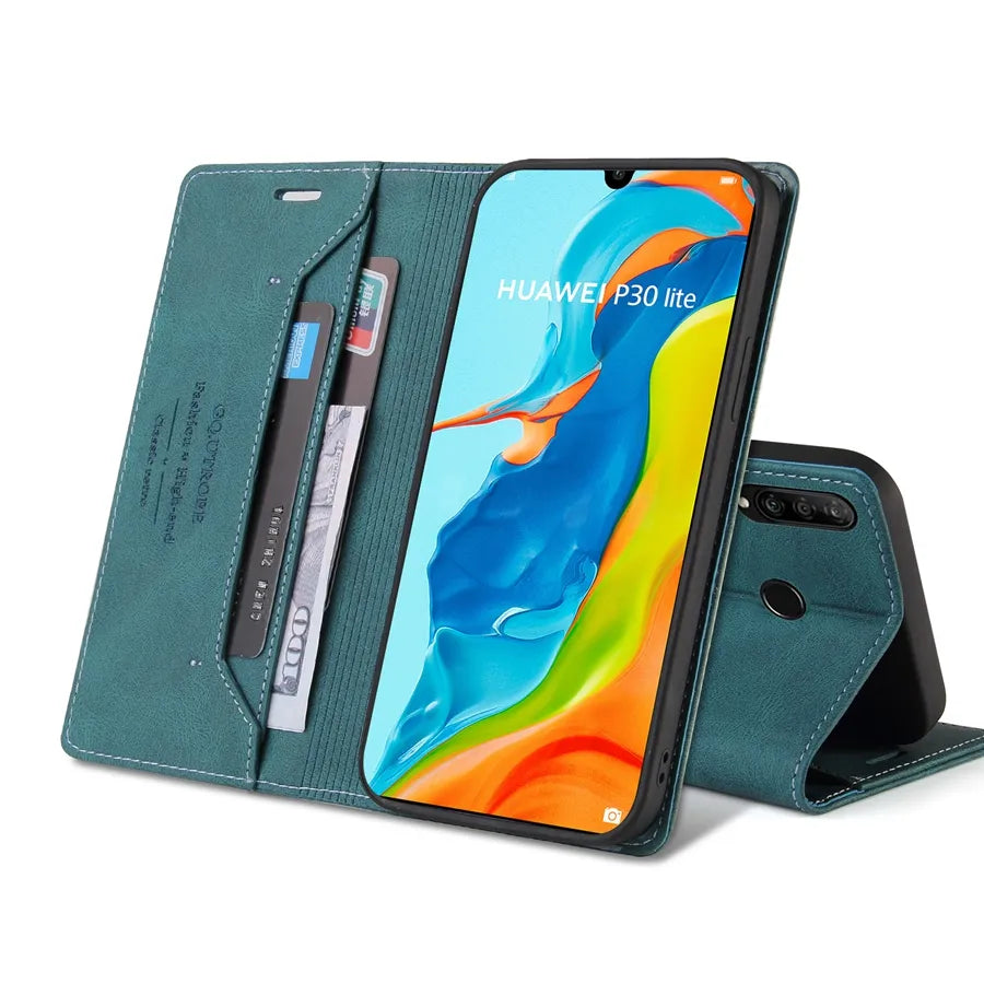 Wallet Leather Case For Huawei P40 Lite E P30 P20 Lite P Smart Z 2019 2021 Y5P Y6P Y7P Honor X8 50 Lite 20 Lite 10i 10 Lite 9X