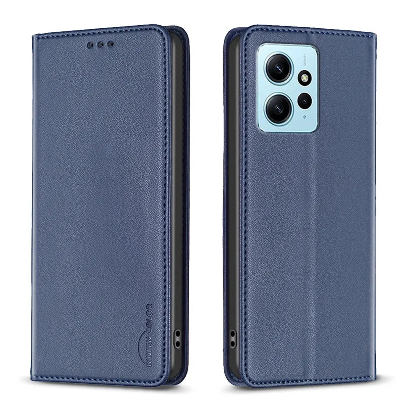 Wallet Magnetic Flip Leather Case For Xiaomi 13 Lite 12T 12 Lite 11T 11 Lite Poco X5 Pro F5 Pro X3 NFC Redmi 12 Note 12 11 Pro 9