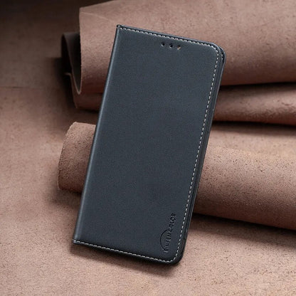 Wallet Magnetic Flip Leather Case For Xiaomi 13 Lite 12T 12 Lite 11T 11 Lite Poco X5 Pro F5 Pro X3 NFC Redmi 12 Note 12 11 Pro 9 Black