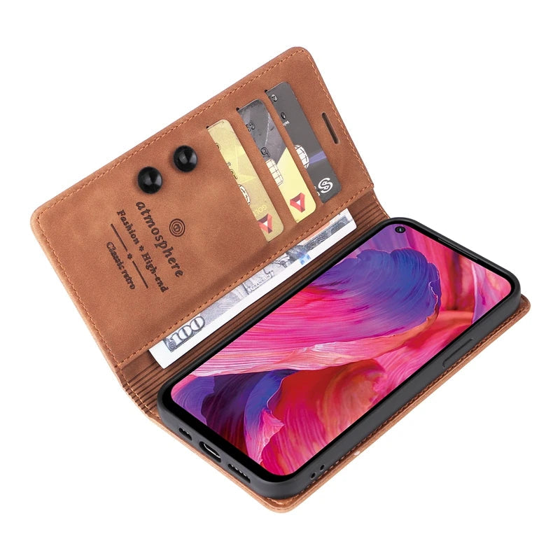 Wallet Magnetic Leather Case For Samsung Galaxy A73 A72 A71 A54 A53 A52 A51 A34 A33 A32 A23 A21S A14 A13 A12 A04 A8 2018 M13 M23