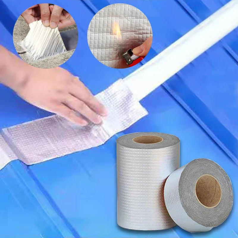Waterproof Tape Self-adhesive Butyl Sealing Tape Roof Repair Sealed Adhesive Sealant High And Low-temperature Resistance Tape