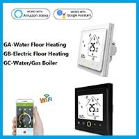 WiFi Smart Thermostat Touch screen Temperature controller for Water/Electric/Gas Boiler Works with Smart Home