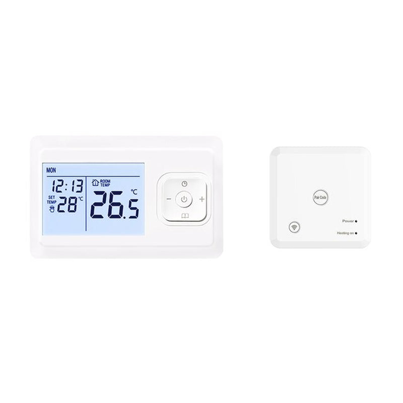 Wifi & RF Smart Wireless Thermostat for Gas Boiler Room Heating Smart Remote Temperature Controller Works with Google Home Alexa Me901 Set