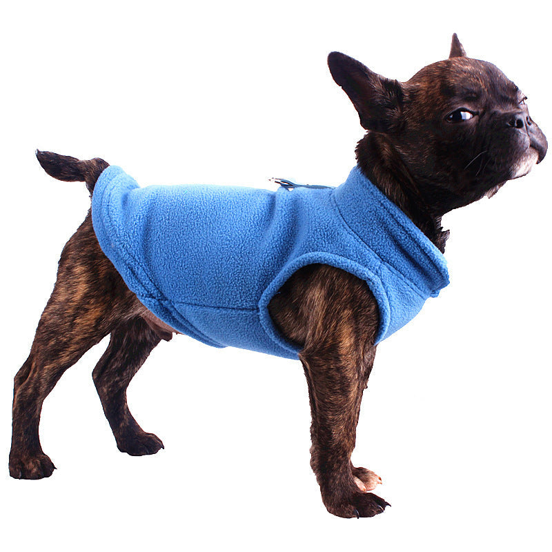 Winter Fleece Pet Dog Clothes Puppy Clothing French Bulldog Coat Pug Costumes Jacket For Small Dogs Chihuahua Vest Yorkie Kitten