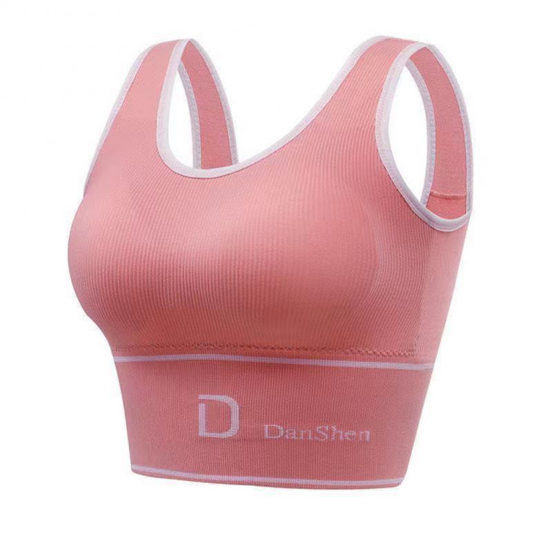 Women Yoga Underwear Padded Crop Tops Underwear Top Yoga Sport Bra Breathable Fitness Running Vest Yoga Bras Sports Type 06 One Size