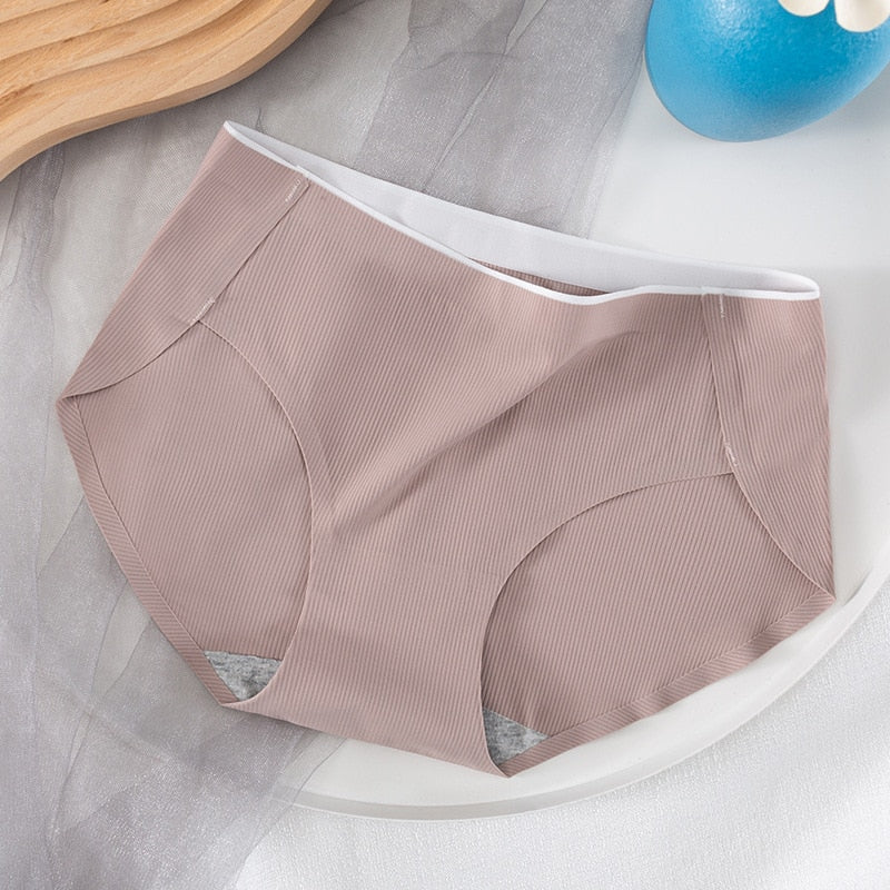 Women's sexy underwear panties large for women sensual lingerie Underpanties pink girls plus size cute underpants free shipping Light coffee 1pc