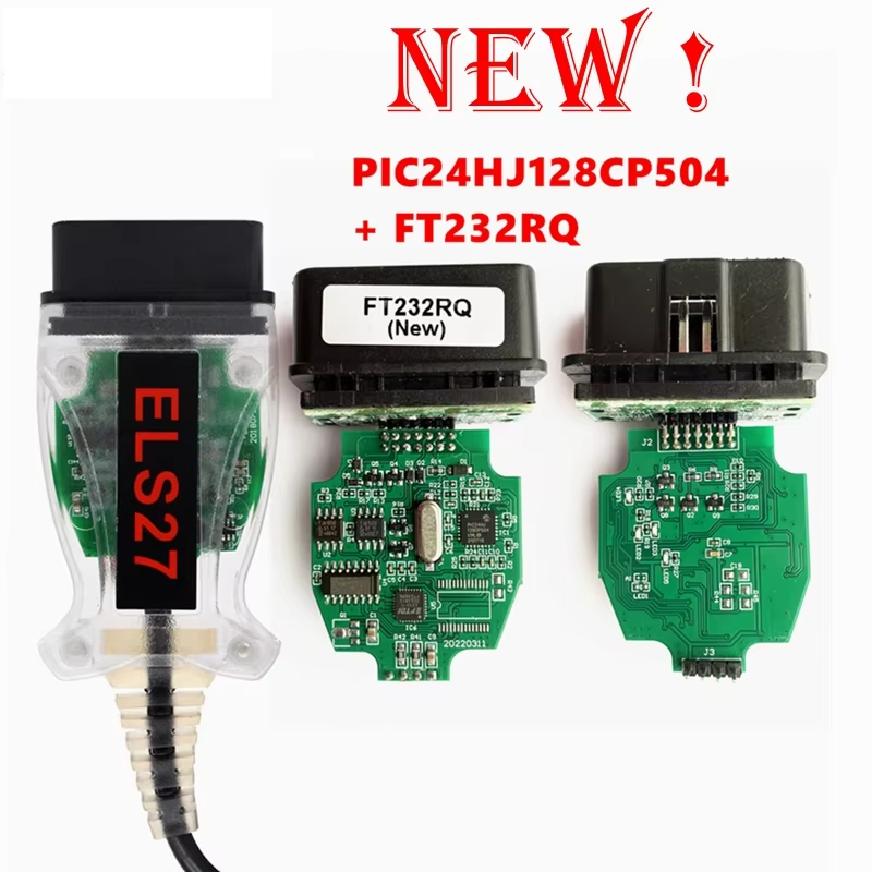 ELS27 FORScan V2.3.8 PCB PIC24HJ128CP504 + FT232RQ Chip For FORD/Lincoln/Mercury/Mazd OBD2 Diagnostic Cable CHINA